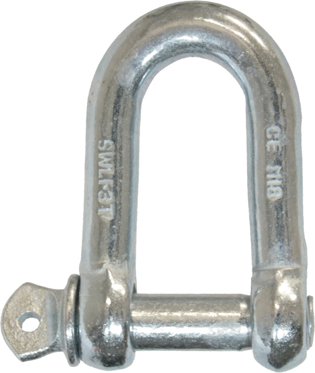 Grillo zincato diritto MM6 1/4 A048 MAURER con perno a occhio circolare - DIN82101