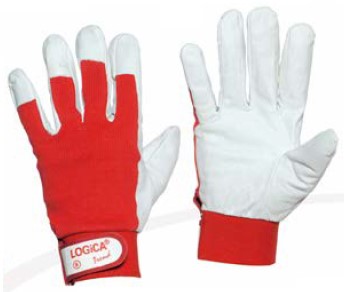 GUANTO FIORE IN PELLE CON POLSINO A STRAPPO Taglia 8 Art. 109TREND Logica