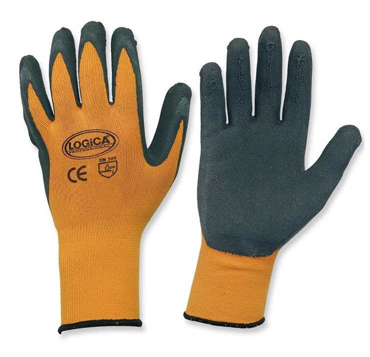 GUANTO DUCK SCHIUMA LATTICE GIALLO/ARANCIONE/NERO DUCK/HV SUPERGRIP TG.10