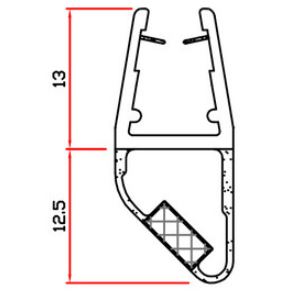 GUARNIZIONE BOX DOCCIA H 2 MT MOD.412