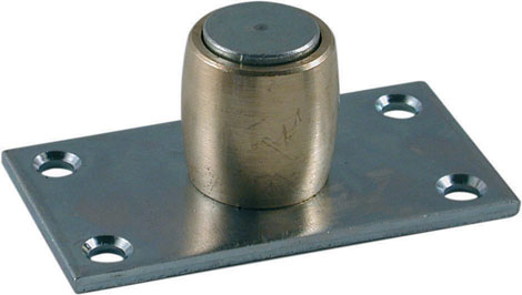 GUIDA INFERIORE CON BUSSOLA ZINCATA MM.25