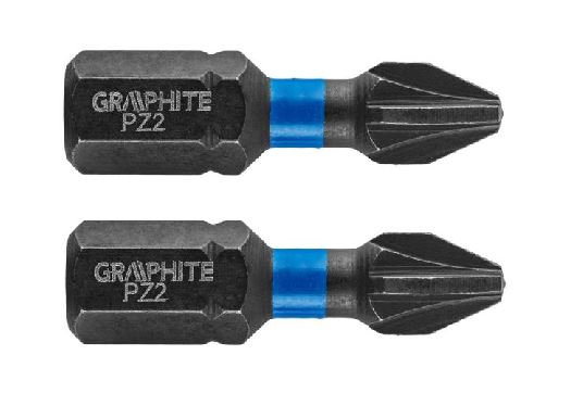 INSERTI A PERCUSSIONE PZ2 X 25MM 2 PEZZI - GRAPHITE ART. 56H504