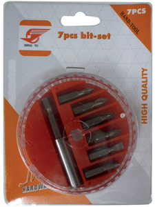 INSERTI PER AVVITATORI SET 7 PEZZI