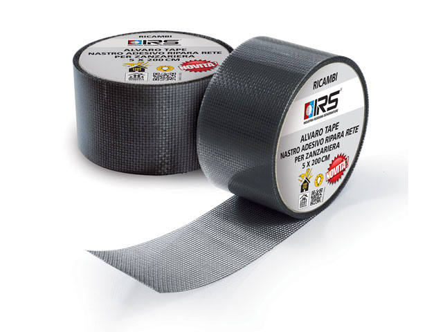 IRS ALVARO TAPE nastro adesivo ripara rete per zanzariera. 5X2MT