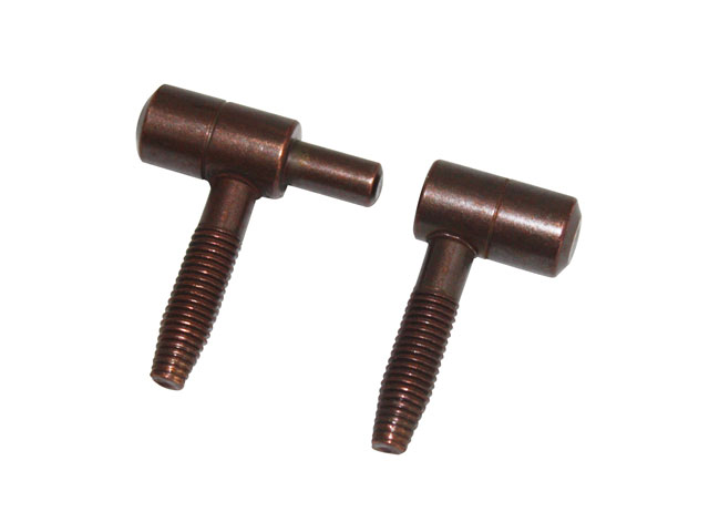 LABOR Cerniera anuba a vite in acciaio bronzato tradizionale mm11 pz 2 MASCHIO / FEMMINA