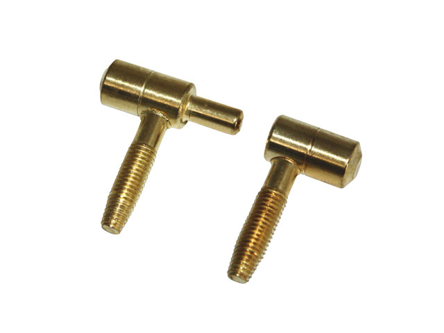 LABOR Cerniera anuba a vite in acciaio ottonato tradizionale mm16 pz 2 MASCHIO / FEMMINA