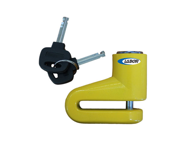 Labor TY 109 lucchetto bloccadisco,perno TY109 mm. 5,5.  Con chiave KC1.