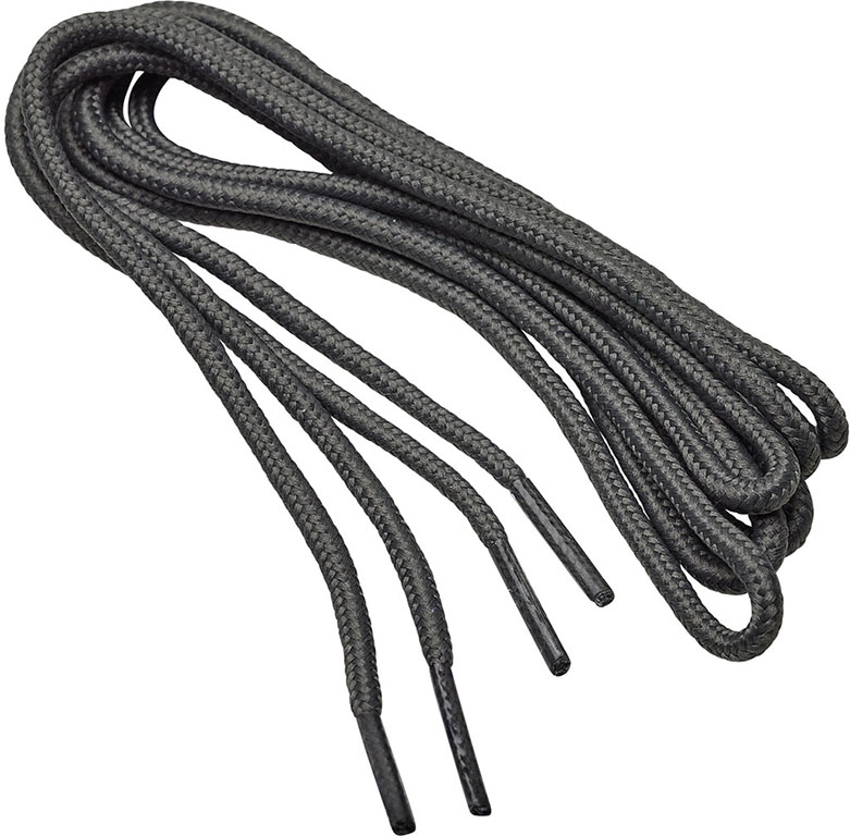 Lacci tondi MAURER per scarpe - colore grigio CM10. 1 paio