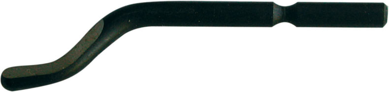 Lama in HSS per fori e spigoli laterali - art. S10 - per acciaio, alluminio e plastica - rotazione destra