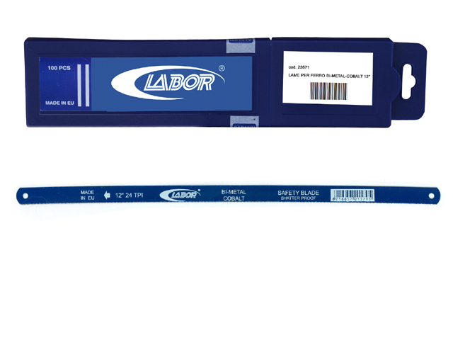 Lama per metalli 300MM 12 LABOR ultraflessibile in acciaio super rapido al cobalto