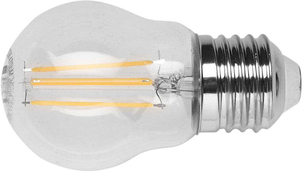 LAMP.LED SFERA CON FILAMENTO 4,5W E27 470L 4000K