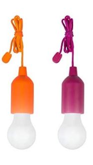 LAMPADA A LED CON FILO VARI COLORI CON BATTERIA