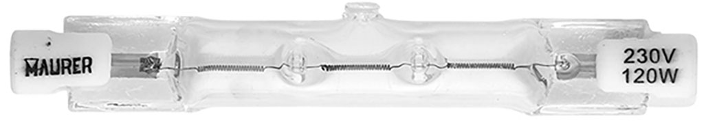 LAMPADA ALOGENA LINEARE  MM.78 120W attacco R7s - 2850 Kelvin