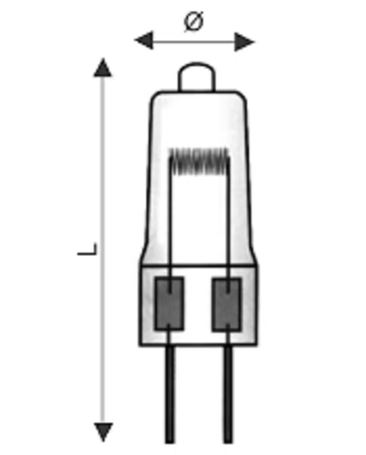 LAMPADA BISPINA WIMEX UV-S BISP. G4 24V 20W