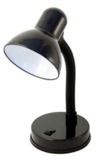 LAMPADA DA SCRITTOIO E27 CHARLESTON NERA