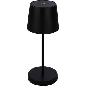 LAMPADA DA TAVOLO LED COLORE NERO CON BATTERIA RICARICABILE 2,6W 150LUMEN