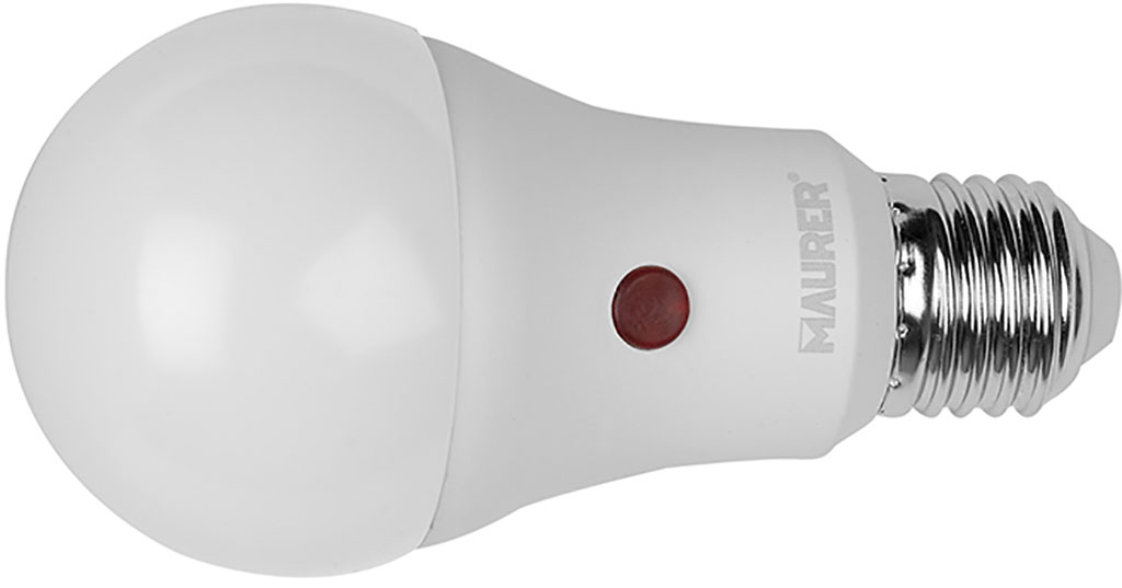 LAMPADA GOCCIA LED CON CREPUSCOLARE E27 3000K 1055L MAURER