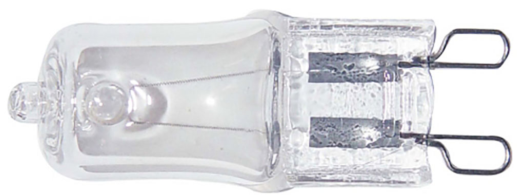 Lampadina alogena bispina 33W 460LUMEN CENTURY - attacco G9 - 2800 K (luce bianca calda) IP20