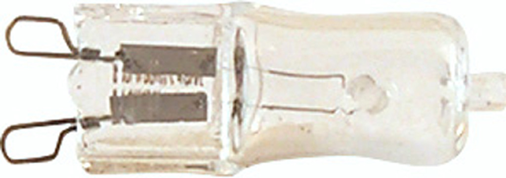 Lampadina alogena bispina 48W MAURER - attacco G9 - 3000 K (luce bianca calda)