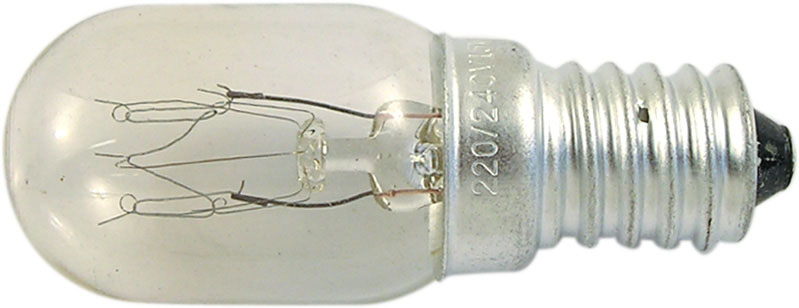 LAMPADINA PERA FORNO attacco E14 Potenza 15 W Temperatura max 300 °C