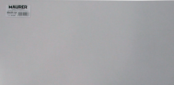 Lastra di vetro sintetico liscio trasparente MAURER 50X100CM SPESSORE 2MM