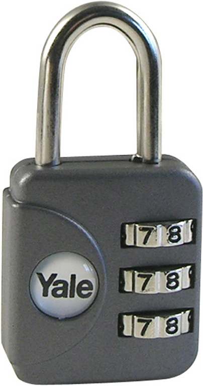 LUCCHETTO YALE VIAGGIO A COMBINAZIONE MM28 GRIGIO