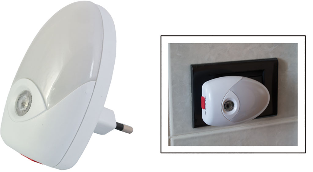 Luce notturna MAURER con sensore crepuscolare ART. 97000