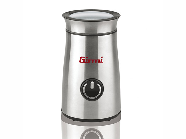 MACINA CAFFE' Macina caffè con lame e corpo in acciaio inox, base avvolgi cavo, avviamento tramite pulsante retro-illuminato. Do