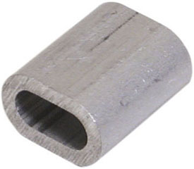 MANICOTTO DI ALLUMINIO PER FUNE MM5 AMANA05