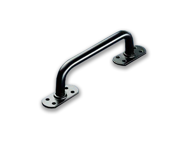 Maniglione per portoni diritto Ø15 mm. Verniciato nero. Comunello 677 CM15