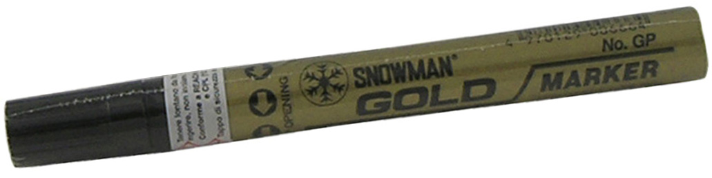 Marcatore a pennarello SNOWMAN art. P200 - punta in fibra acrilica di 4,5 mm - larghezza tratto da 1,5 a 3 mm -  per scrittura s