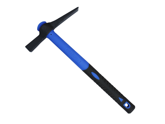 Martello LABOR per muratore con manico in resina. Testa in acciaio forgiato temperato da gr.400.