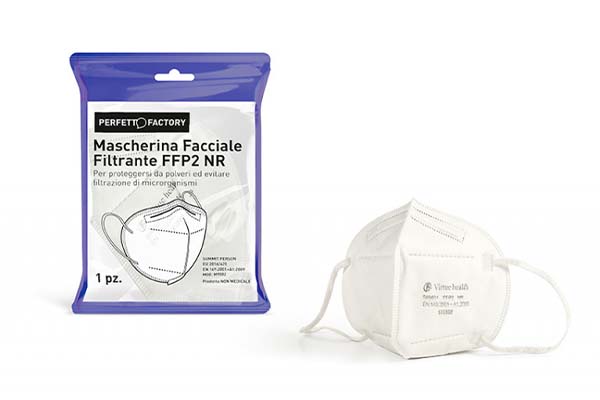MASCHERINA FACCIALE FFP2 BIANCA