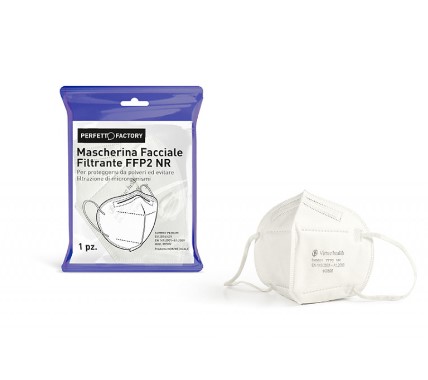 MASCHERINA FFP2 NERA CONFEZIONE SINGOLA.