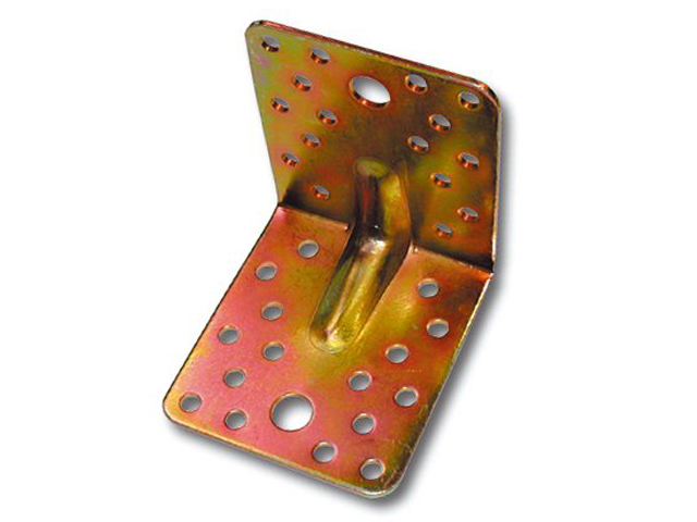 Maxi piastra piegata mm.100x100x90x3 tropicalizzata.minutex ART. 794