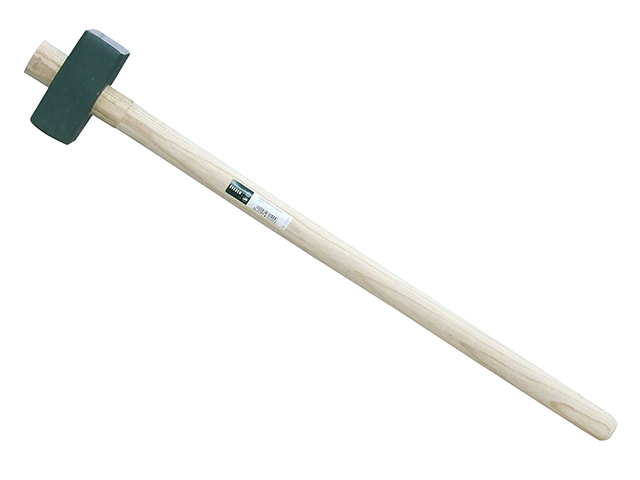 Mazza da edilizia 5KG Sveden con manico in legno.Con collare salvamanico. Lunghezza manico mm.900.