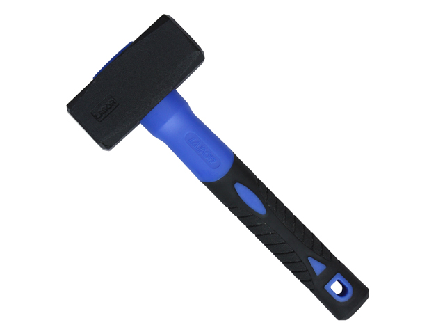 Mazzetta da muratore 800GRAMMI  LABOR con manico in resina. Testa in acciaio forgiato temperato. Lunghezza manico mm.260.