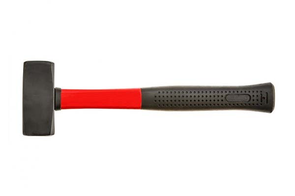 Mazzetta, 1250 gr, manico in fibra di vetro. TOP TOOLS