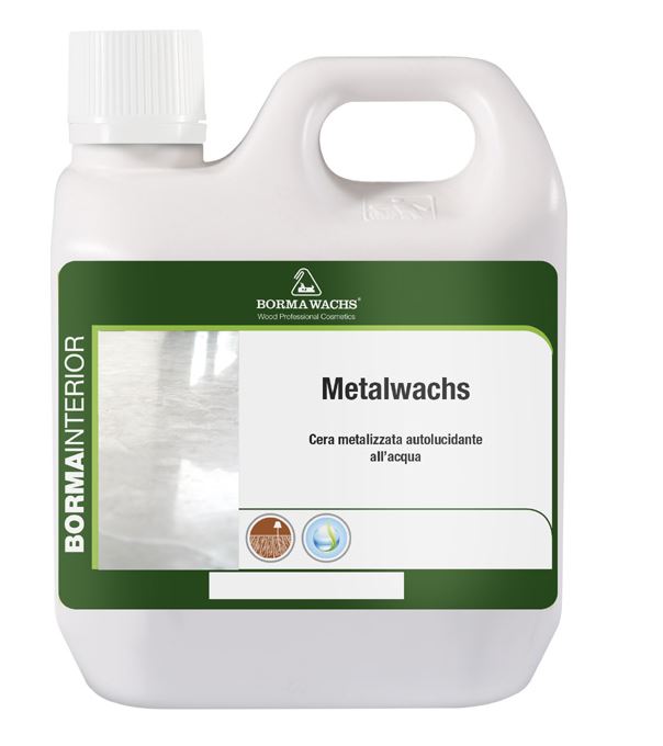 METALWACHS CERA LIQUIDA AUTOLUCIDANTE LT1 METALLIZATA ALL'ACQUA