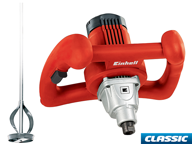 Miscelatore Elettrico. Potenza: 1.400 Watt. Tensione: 230 V ~ 50 Hz. Numero giri: 0-750 al minuto. Attacco miscelatore: M 14. Co