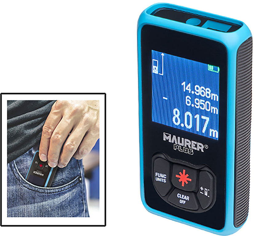 MISURATORE LASERMPLUSDA 0,05-30M PREC.+-3MM