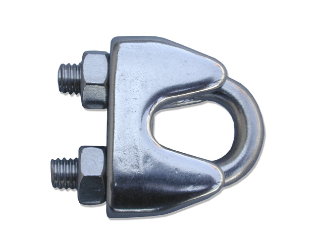 Morsetto inox per funi AISI 316. Art. 8216. MM4. ROBUR