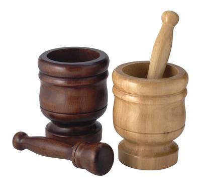 MORTAIO GRANDE IN LEGNO DI ONTANO DIAM. CM 13 CAPER ART. 75