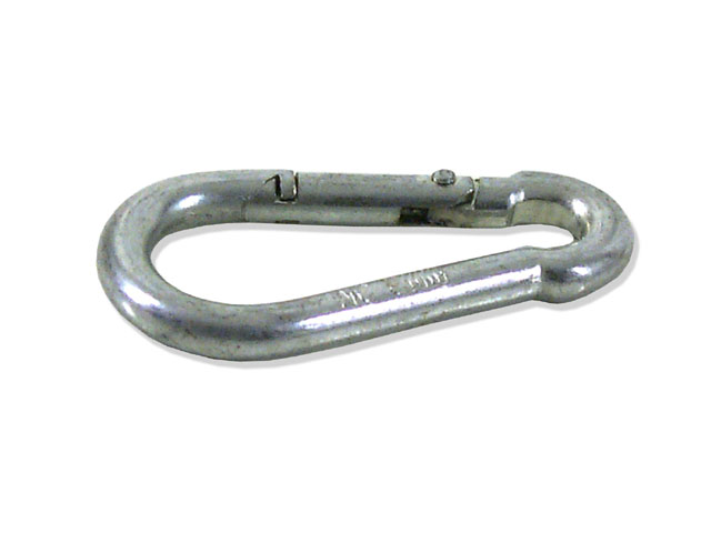 Moschettone di sicurezza MAURER in acciaio zincato MM50