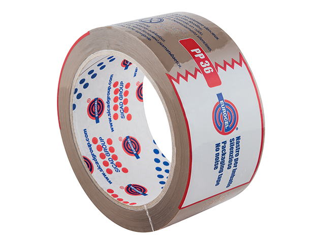 Nastro imballo misura 50x66 metri in polipropilene, 31 micron, PP31 AVANA