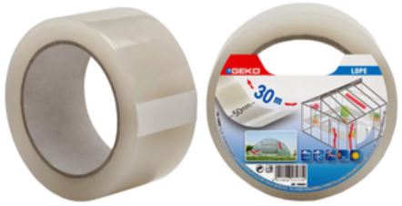 NASTRO RIPARA SERRE GEKO 50MM X 30MT TRASPARENTE