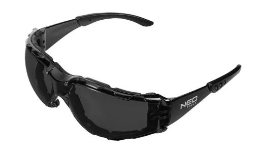 Occhiali di sicurezza con inserto in schiuma, lenti colorate, classe di resistenza FT ART. 97-522 NEO TOOLS