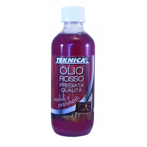OLIO ROSSO DI PREGIATA QUALITA' PER MOBILI E PAVIMENTI 200ML
