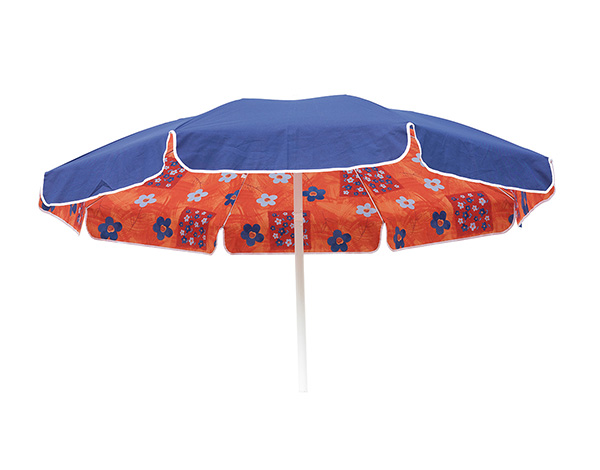 Ombrellone Riccione 200/8 - fusto 33 con snodo e bloccaggio - cotone 230 gr. doubleface COLORE ARANCIONE