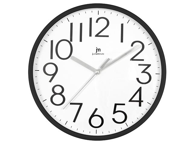 OROLOGIO PARETE TONDO nero cm24